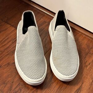 Eileen Fisher Women's Gray Slip-On Loafers